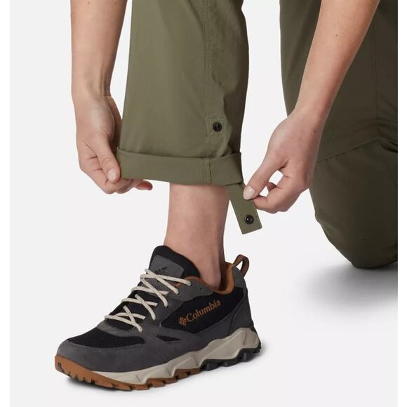 COLUMBIA Womens Silver Ridge Utility Convertible Hiking Pants 14 Stone Green NWT - Picture 6 of 15
